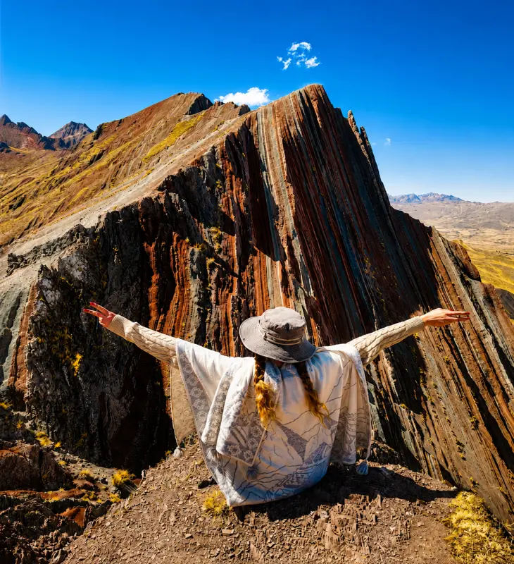 Cusco : Tour Montaña de colores Pallay Punchu 1 día