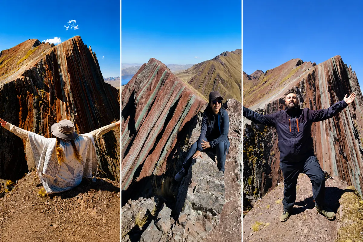 Cusco : Tour Montaña de colores Pallay Punchu 1 día